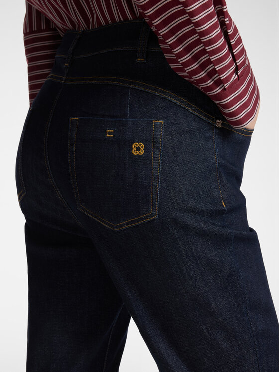 Elena Mirò Elena Mirò Jeansy P409G000425N034 Niebieski Flare Fit