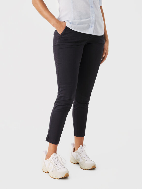 Part Two Part Two Kalhoty z materiálu Soffys 30305570 Tmavomodrá Regular Fit