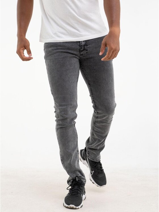 Croll Croll Jeansy Spodnie Jeansowe Croll Basic Slim 6220 Czarne 36 Czarny Slim Fit