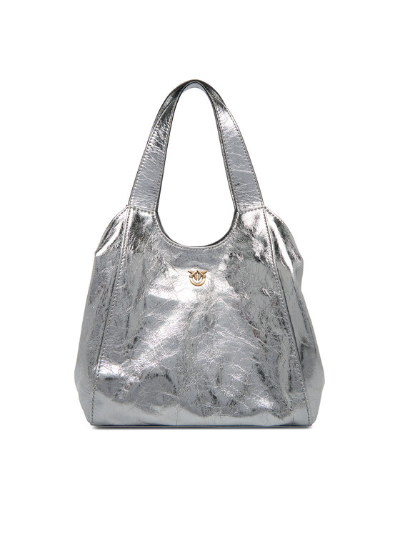 PINKO PINKO Käekott Tote Mini Bag AI 25-26 PLTT 104645 A2OT Hõbedane
