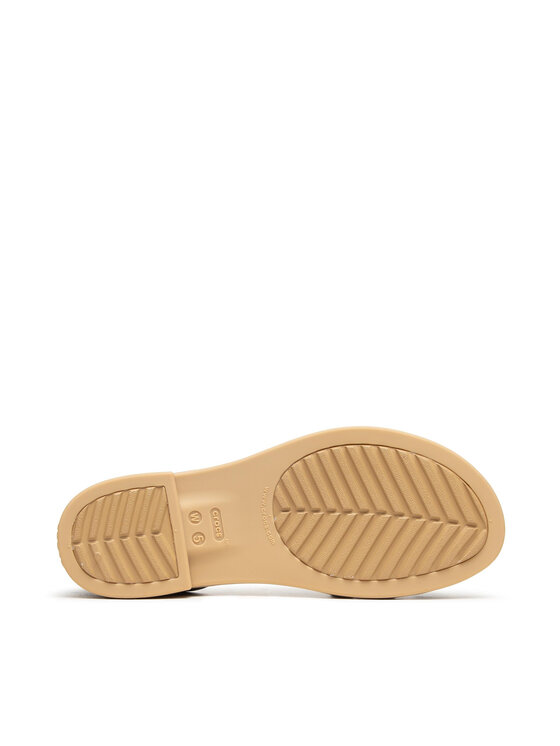 Crocs Crocs Sandały Tulum Open Flat W 206109 Czarny