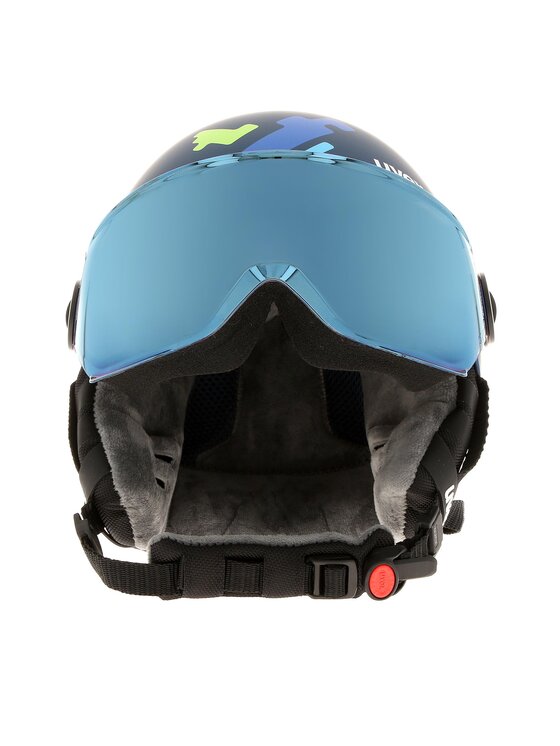 Uvex Skihelm Rocket Jr Visor 5662638003 Dunkelblau | Modivo.de