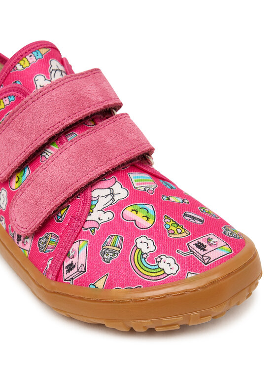 Froddo Froddo Papuče Barefoot Canvas G1700440-10 D Ružová