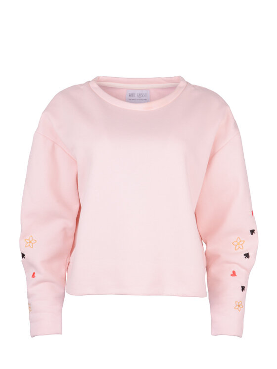 White Rvbbit White Rvbbit Bluza Mad Hatter Różowy Regular Fit