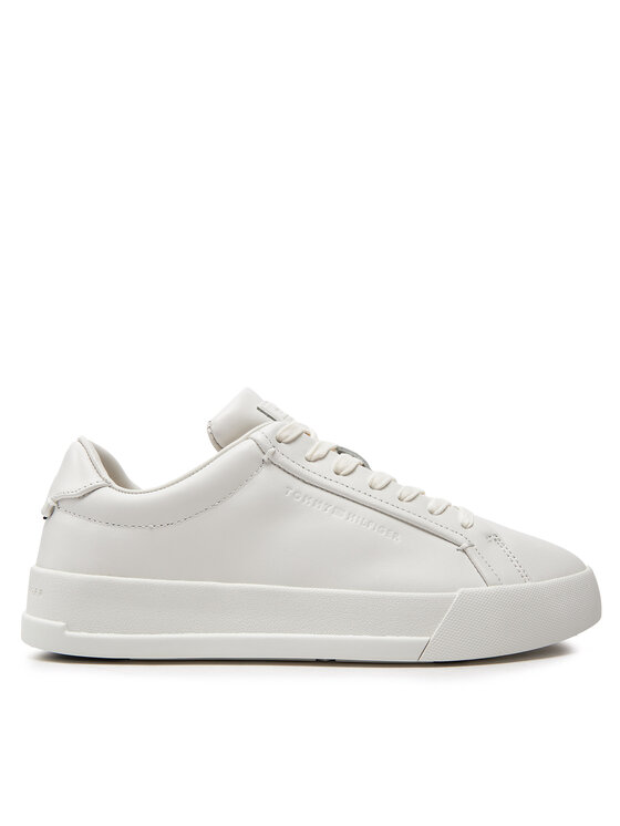 Tommy Hilfiger Tommy Hilfiger Sportcipők Th Court Premium Best FM0FM04974 Ekru