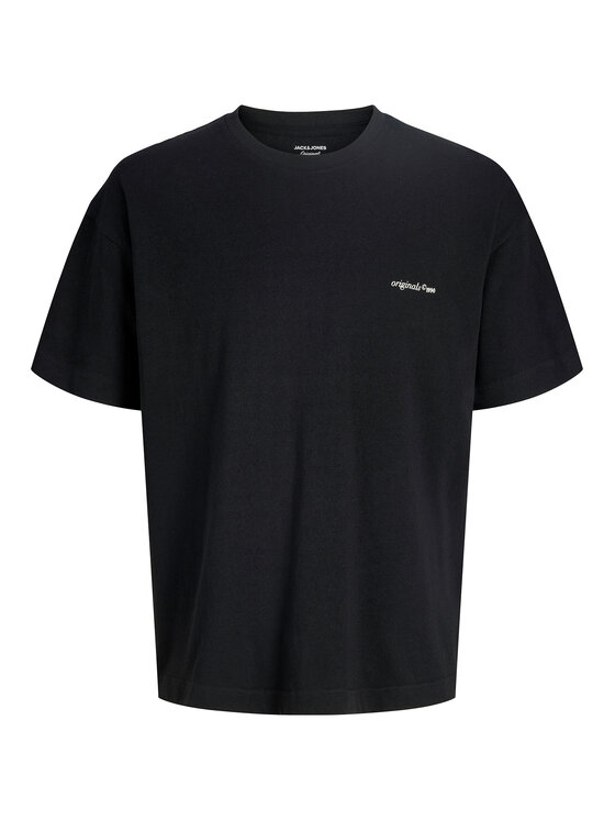Jack & Jones Jack & Jones Póló Montauk Back 12290892 Fekete Regular Fit