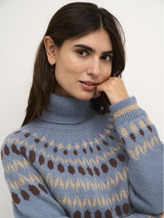 Culture Culture Sweter Cuthurid 50109941 Niebieski Relaxed Fit