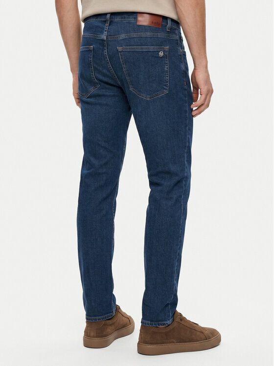 BOSS BOSS Džínsy Delaware Bo 50564546 Tmavomodrá Slim Fit