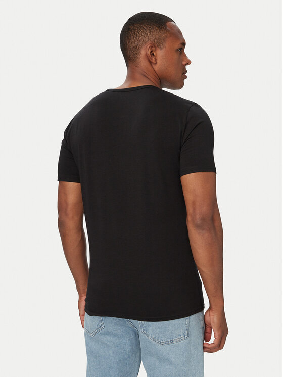 Tommy Hilfiger Tommy Hilfiger Σετ t-shirts UM0UM03933 Μαύρο Slim Fit