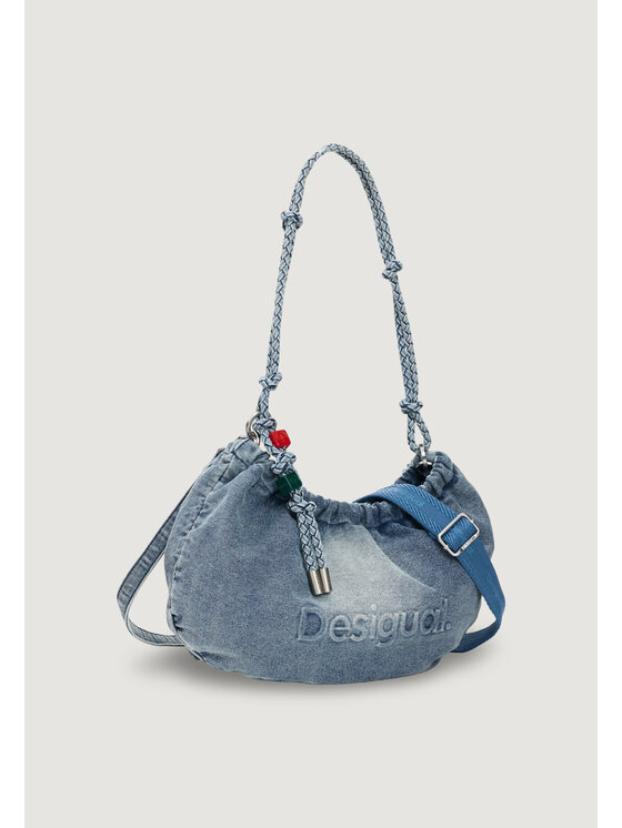 Desigual Desigual Torebka BAG_HALF LOGO W Niebieski