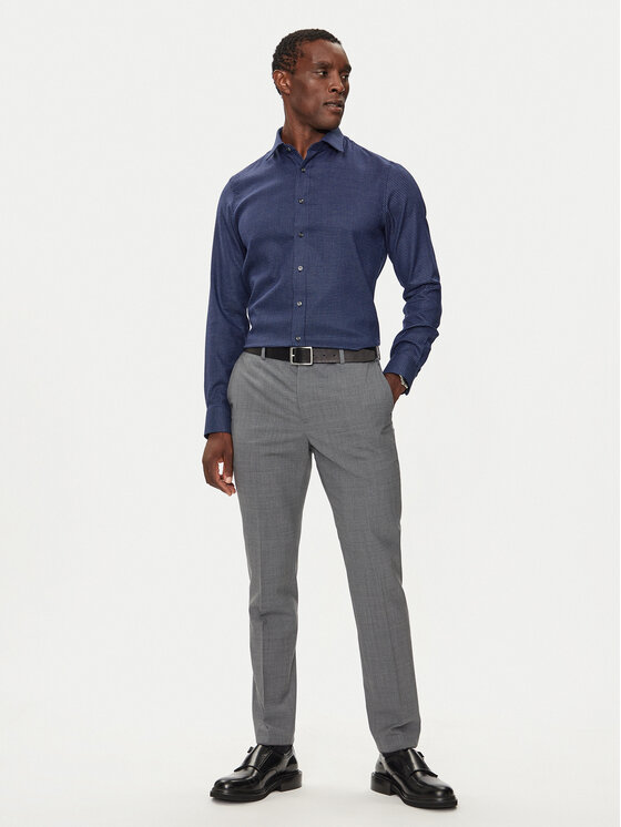 Michael Kors Michael Kors Koszula MK0DS01368 Granatowy Regular Fit