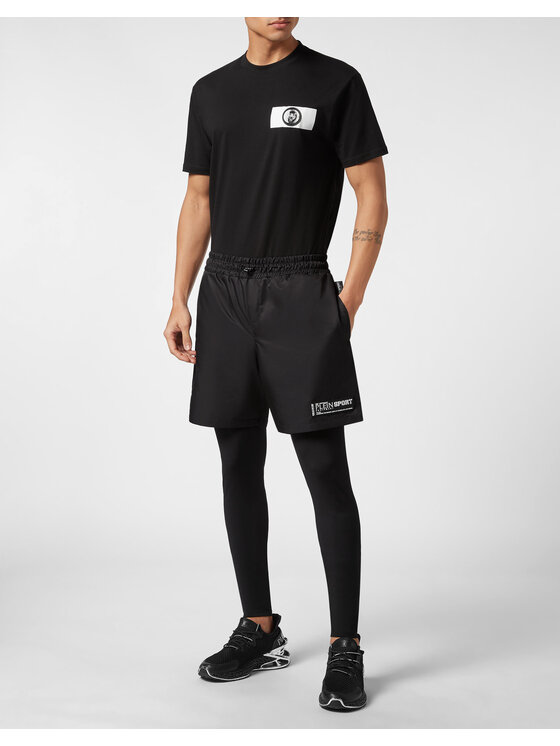 Plein Sport Plein Sport Legginsy 3483 Czarny Active Fit