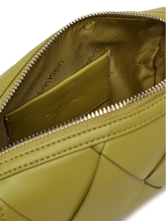 Calvin Klein Calvin Klein Дамска чанта Ck Woven Camera Bag K60K613002 Зелен