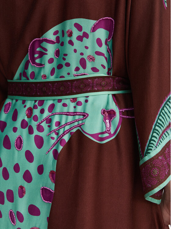 LOLA CASADEMUNT LOLA CASADEMUNT Kimono LS2602004 Braun Regular Fit