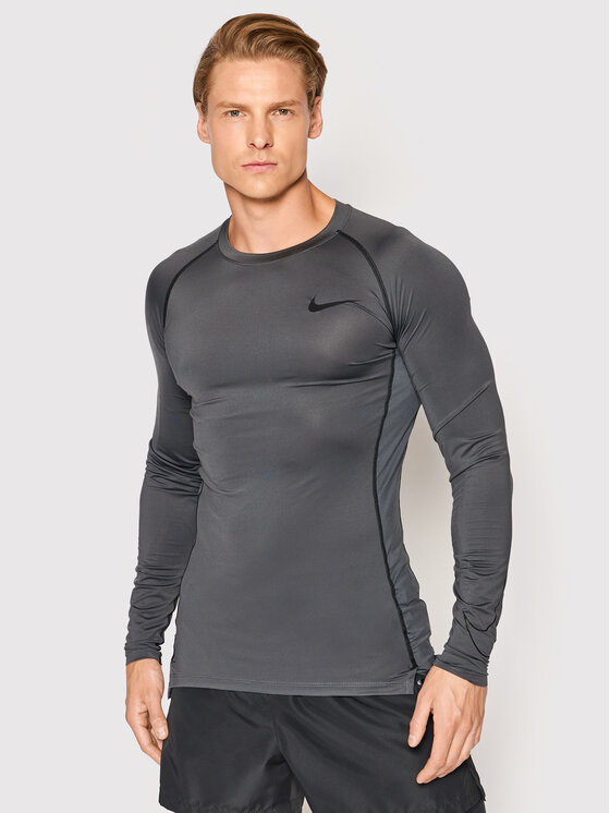 Tee-shirt manches longues Nike Pro - Gris ou noir - Vêtements sport