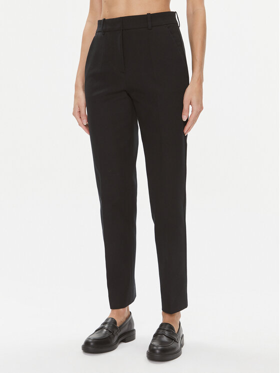 Calvin Klein Pantaloni chino Gabardine K20K205785 Negru Slim Fit