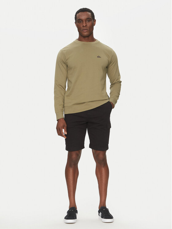 Quiksilver Quiksilver Majica dugih rukava EQYFT04953 Zelena Regular Fit