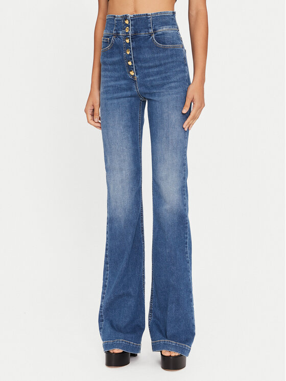 Elisabetta Franchi Elisabetta Franchi Jeans hlače PJ-66S-46E2-V390 Modra Regular Fit
