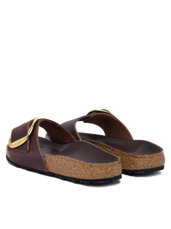 Birkenstock Birkenstock Шльопанці Madrid Big Buckle 1032914 Темно-коричневий