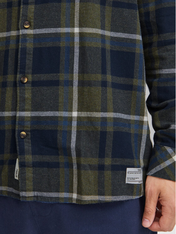 Solid Solid Πουκάμισο 21107051 Πράσινο Regular Fit