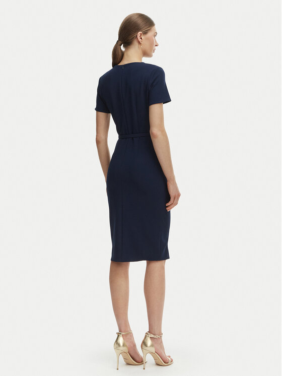 Rinascimento Rinascimento Rochie cocktail CFC0127893003 Bleumarin Slim Fit