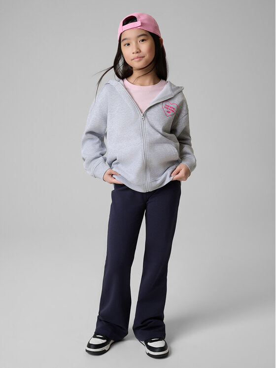 4F 4F Bluza BOW MOTION Szary Loose Fit