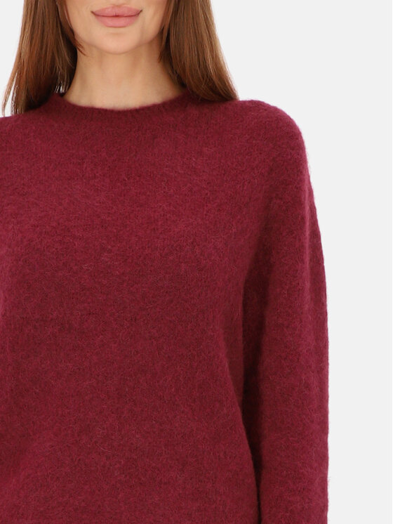 L’AF L’AF Sweter Tessa Bordowy Regular Fit