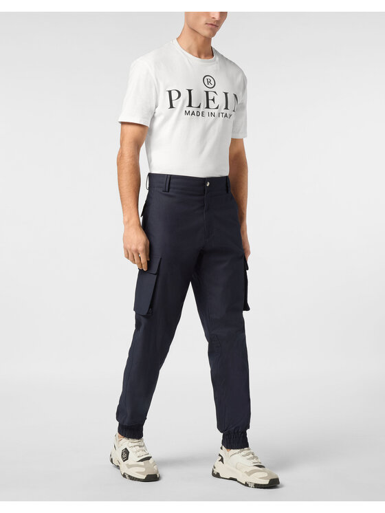 PHILIPP PLEIN PHILIPP PLEIN Cargo nohavice 24233 Tmavomodrá Cargo Fit
