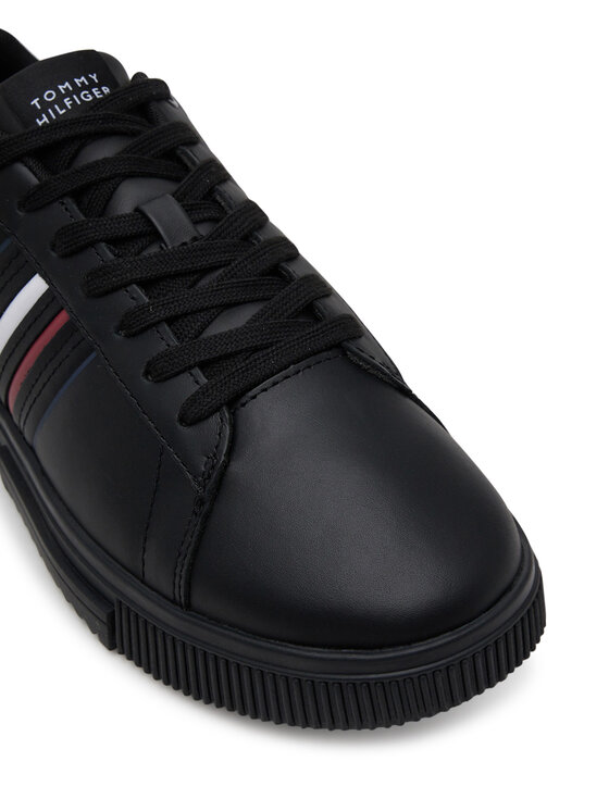 Tommy Hilfiger Tommy Hilfiger Tossud Modern Cupsole Stripes Lth FM0FM05406 Must