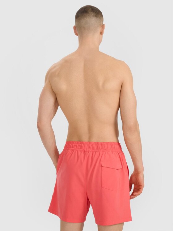 4F 4F Szorty plażowe 4FWSS25UBDSM134-63S Różowy Regular Fit