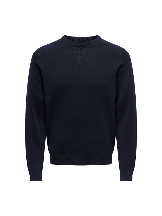 Only & Sons Only & Sons Maglione Pullover uomo - 22027590 Blu scuro Regular Fit