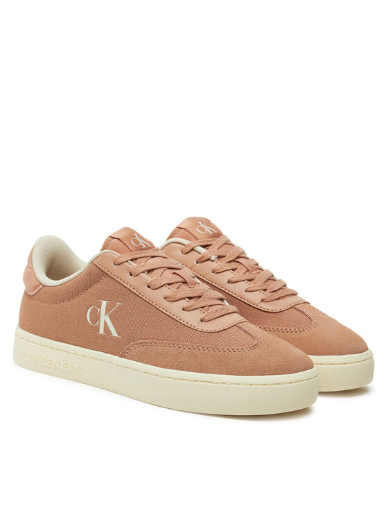 Calvin Klein Jeans Calvin Klein Jeans Sneakersy Classic Cupsole Low Mix Mg Wn YW0YW01636 Różowy