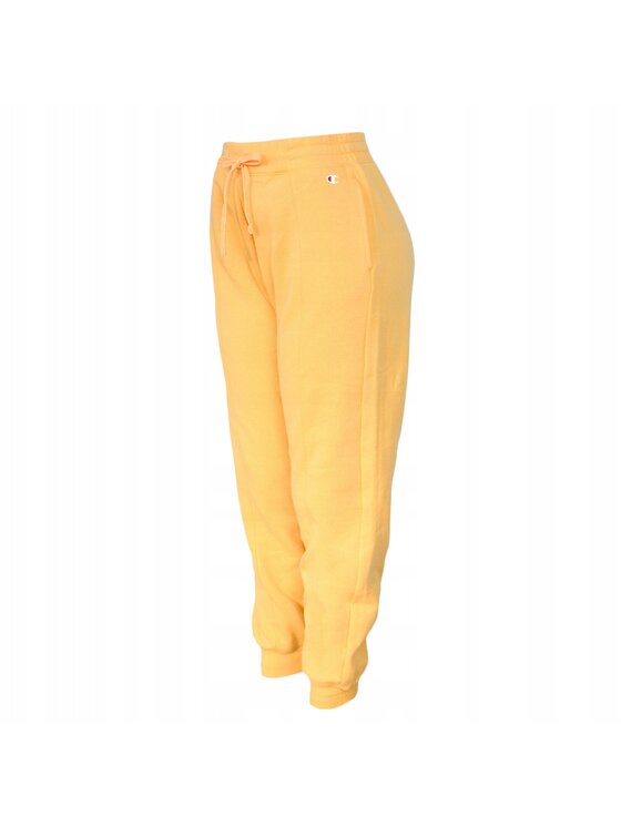Champion Champion Spodnie dresowe 115411 Żółty Comfortable Fit