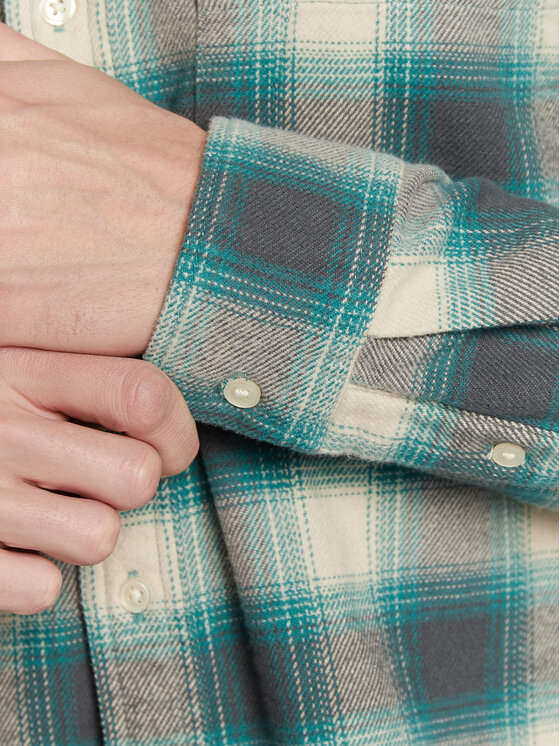 Lee Lee Camicia Riveted L66IDODO 112321895 Verde Relaxed Fit