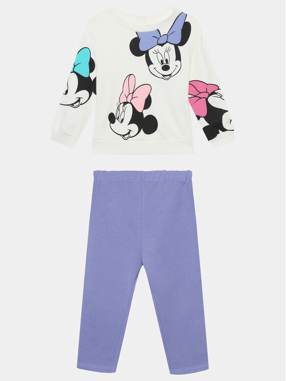 OVS OVS Džempera ar kapuci un legingu komplekts MINNIE 1843670 Écru Regular Fit