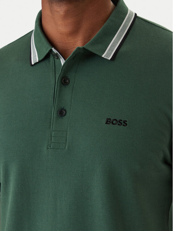 BOSS BOSS Polo Paddy 50469055 Zaļš Regular Fit