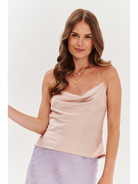 NAOKO NAOKO Top Lucia Rose Różowy Regular Fit