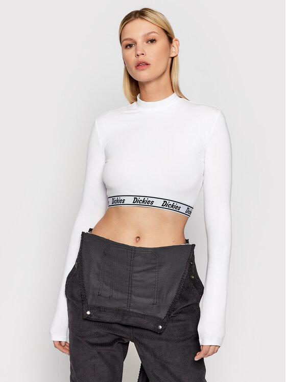 Dickies Dickies Bluza Petersburg DK0A4XJM Bela Slim Fit