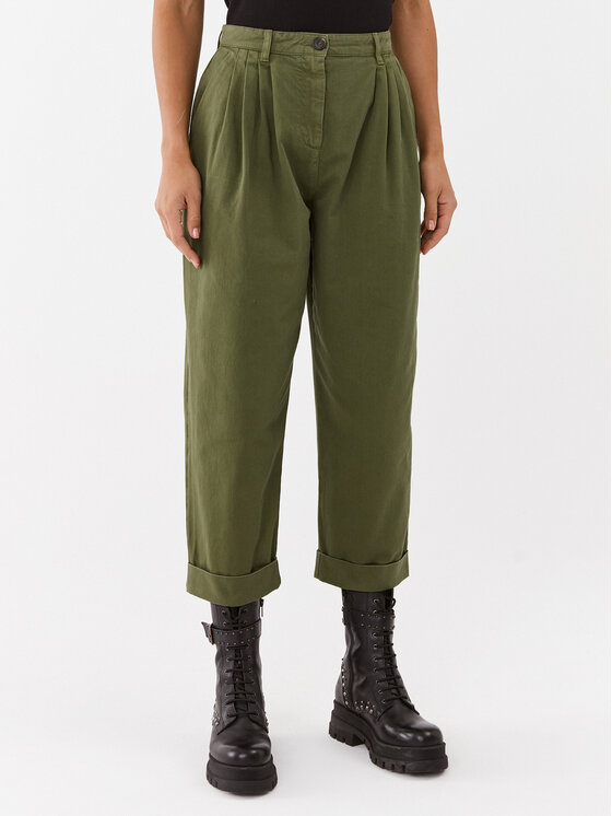 PINKO Pinko Džinsai Pista 100239 A0D5 Žalia Boyfriend Fit