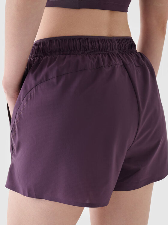 4F 4F Šortky 4FWAW24TFSHF0758-50S Fialová Authentic Slim Fit