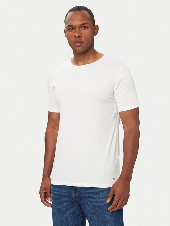 Tommy Hilfiger Tommy Hilfiger T-Shirt-Set UM0UM03933 Weiß Slim Fit