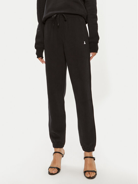 Patrizia Pepe Pantaloni da tuta 8P0618 J079 K103 Nero Relaxed Fit Modivo