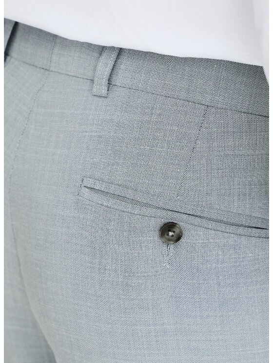 Pako Lorente Pako Lorente Spodnie garniturowe P25SF-6G-032 Szary Super Slim Fit