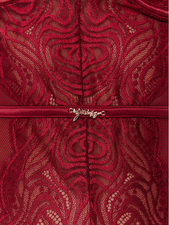Guess Guess Боді Elenora O3RM01 KBMF0 Бордовий