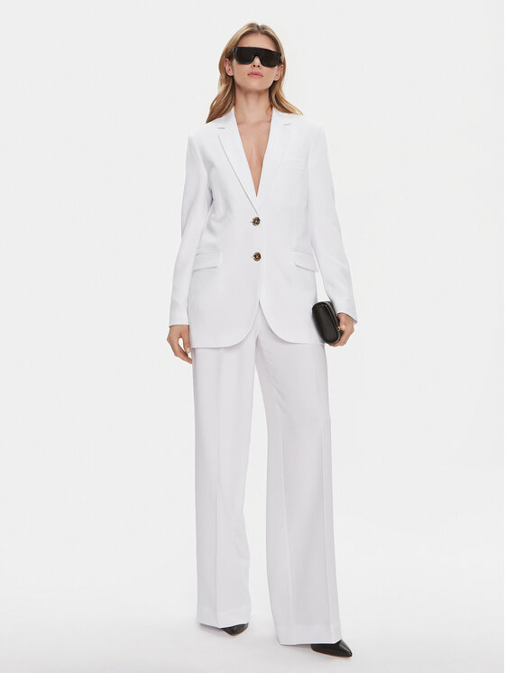 MICHAEL Michael Kors MICHAEL Michael Kors Pantaloni di tessuto MS330H2ENX Bianco Regular Fit