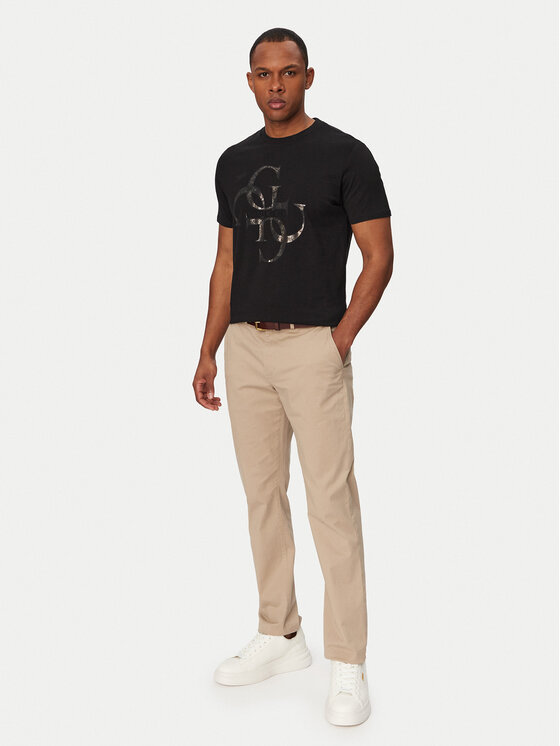 Guess Guess T-Shirt M6RI03 I3Z14 Czarny Regular Fit