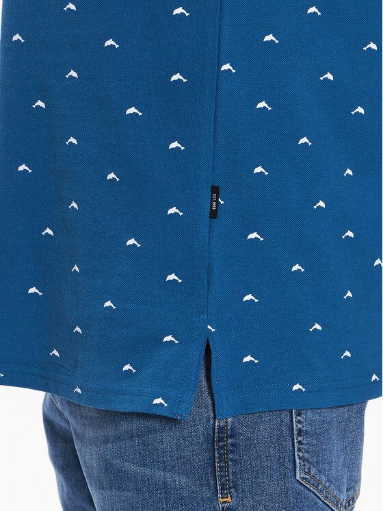 INDICODE INDICODE Polo Dolphin 40-948 Blu scuro Regular Fit