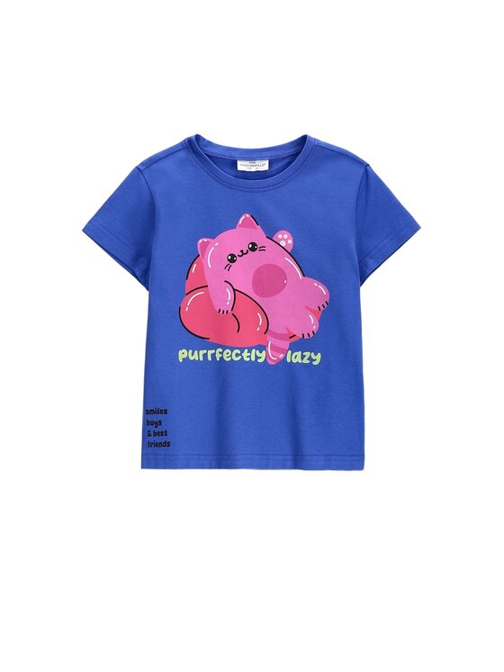 Coccodrillo Coccodrillo T-Shirt ZC6143201SGK-014 Niebieski Regular Fit