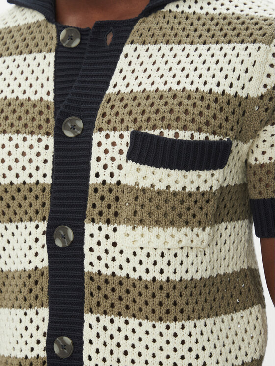 Lindbergh Lindbergh Kardigan 30-804112 Bež Relaxed Fit