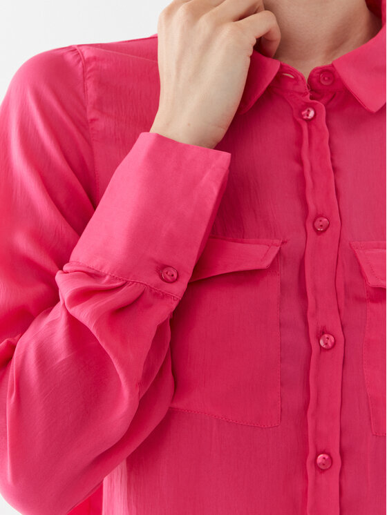 Vero Moda Vero Moda Koszula Sunny 10260627 Różowy Regular Fit